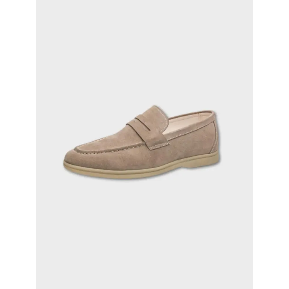 Classic Suede Penny Loafers - Caramel / 38 / US 5 / UK 4