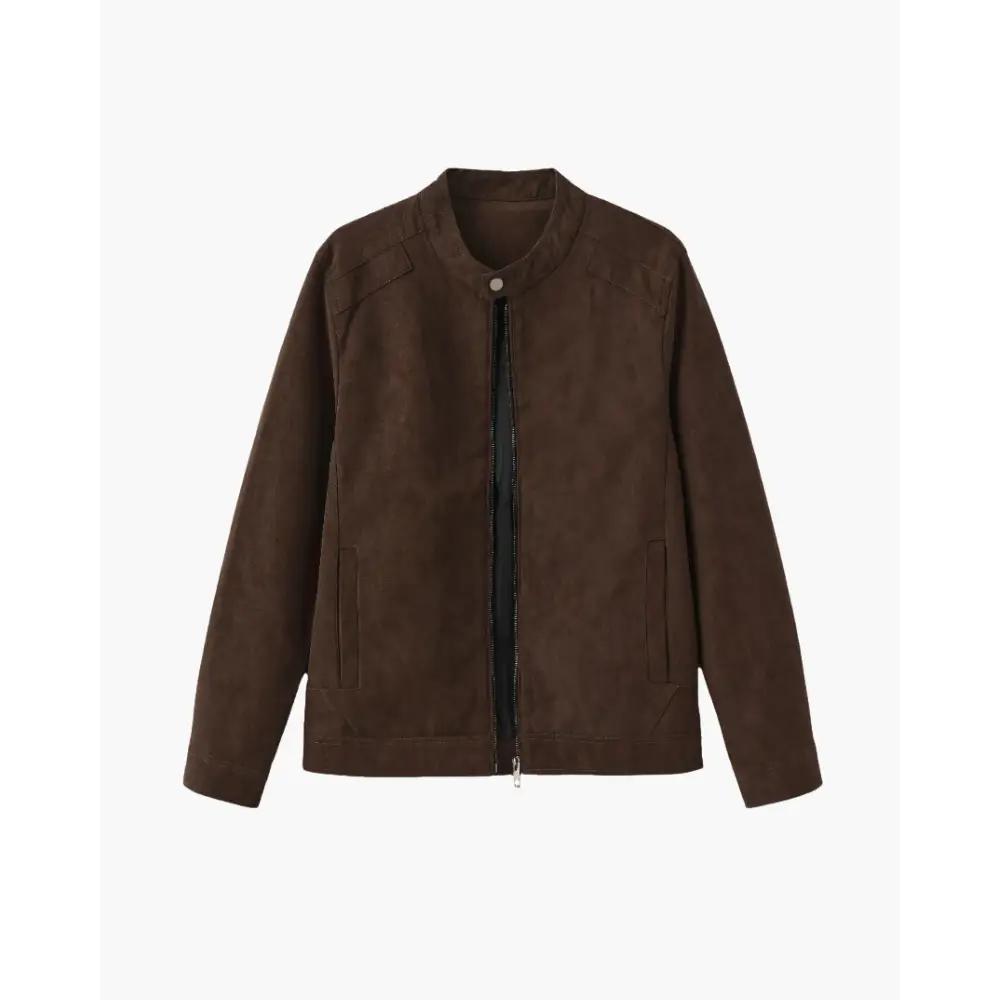 Classic Suede Zip Jacket
