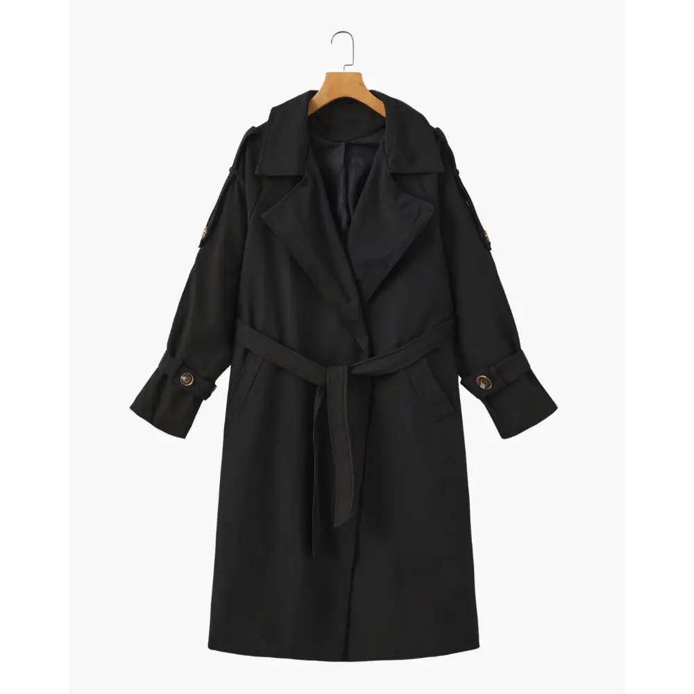 Classic Women’s Trench Coat - Black / XS