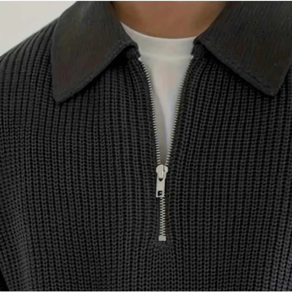 Continental Zip Polo Sweater