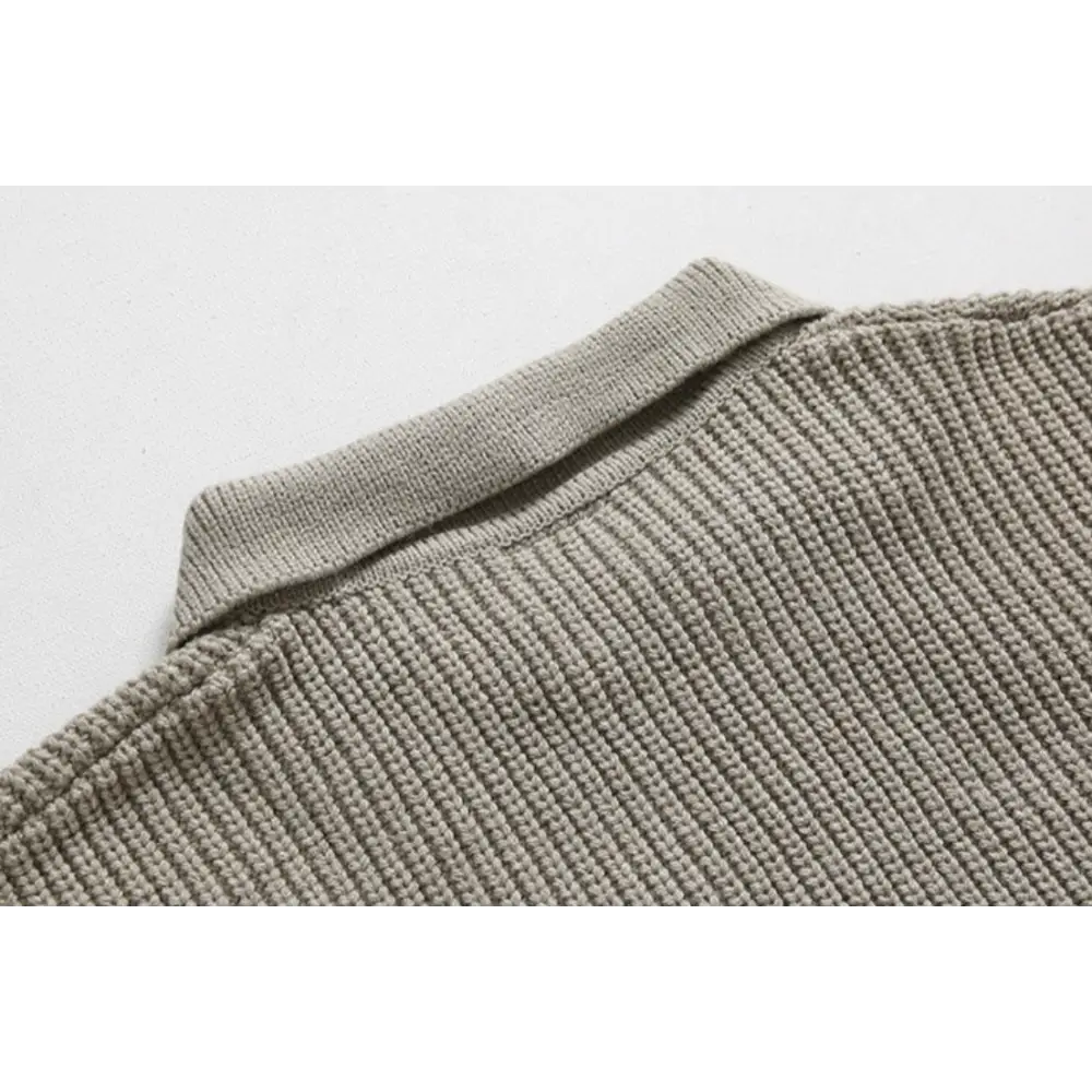 Continental Zip Polo Sweater