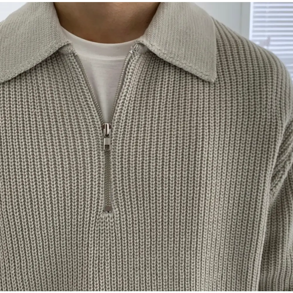 Continental Zip Polo Sweater