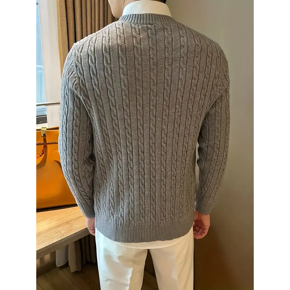 Dense Cable Knit Sweater