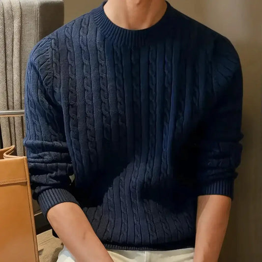 Dense Cable Knit Sweater