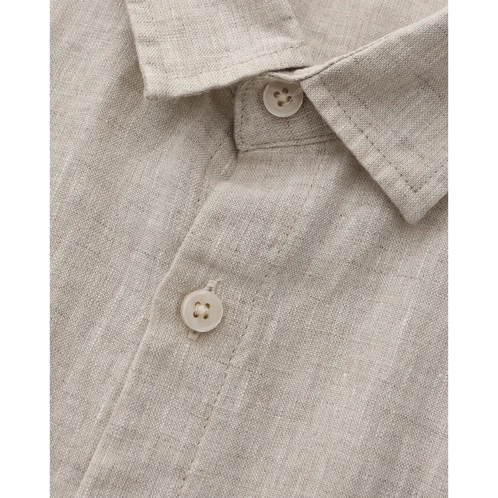 Essential Linen Short-Sleeve Shirt