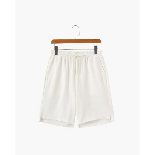 Essential Relaxed Fit Jersey Shorts - White / M