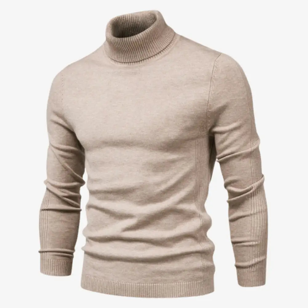 Essential Turtleneck Sweater - Beige / S