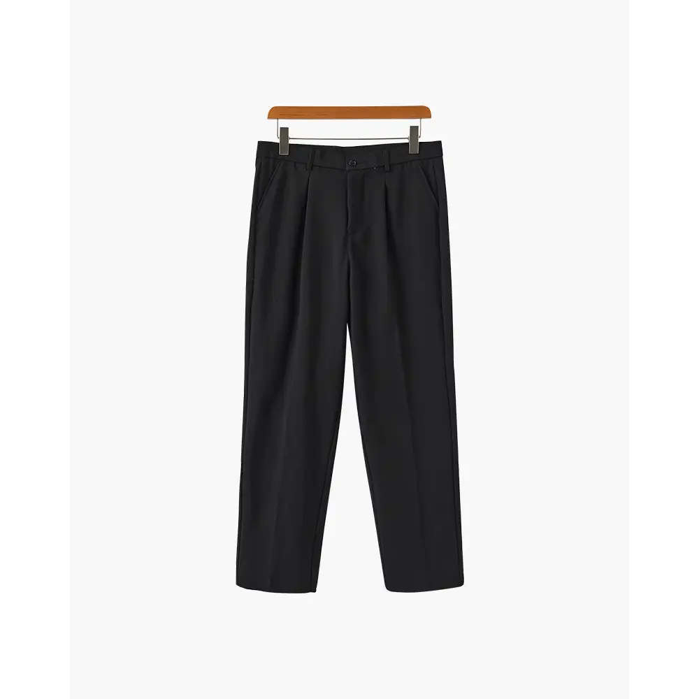 Haussmann Wide Leg Pants - Black / S
