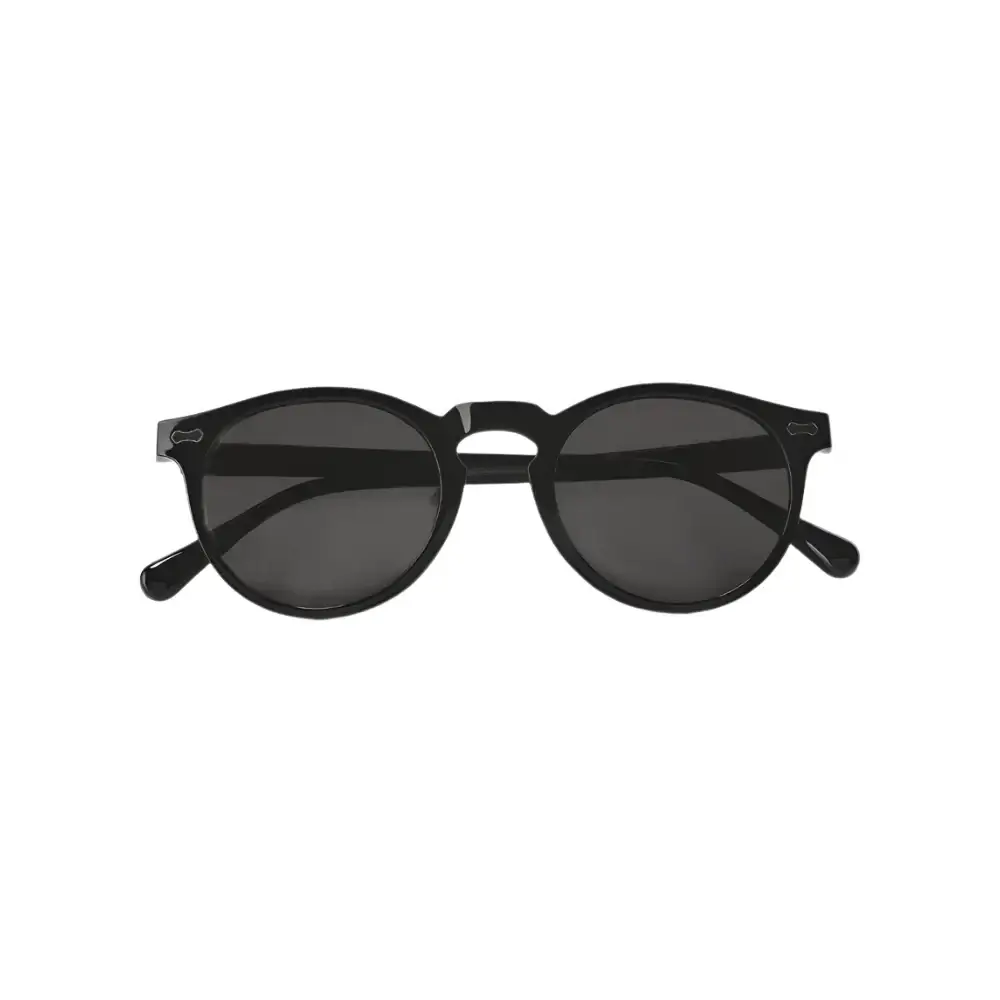 Heritage Round Sunglasses - Black