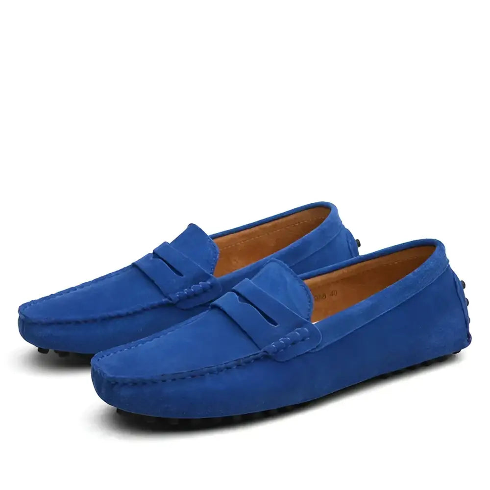 Heritage Suede Loafers - Blue / EU 38 / UK 5 / US 5.5