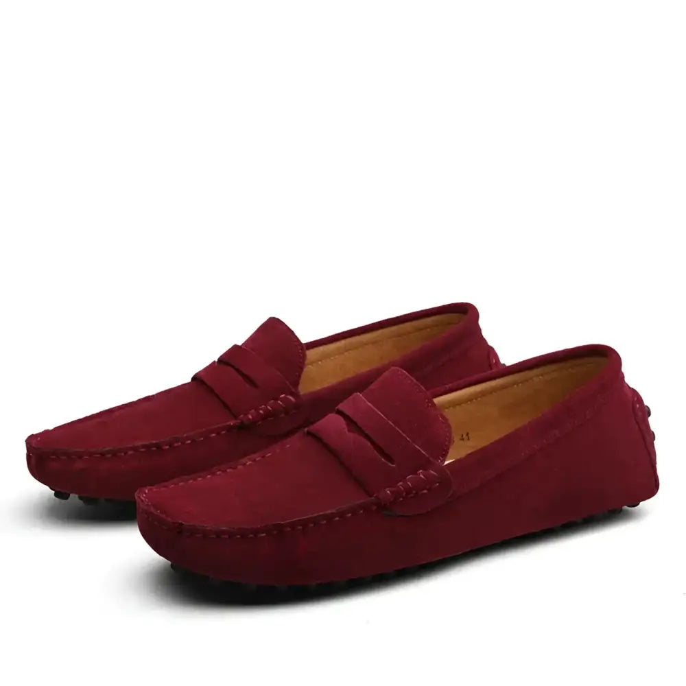 Heritage Suede Loafers - Bordeaux / EU 38 / UK 5 / US 5.5