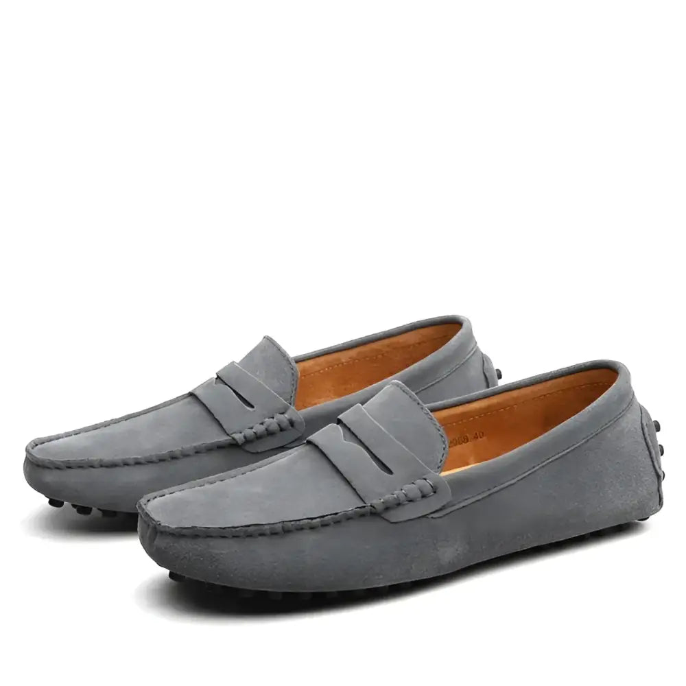 Heritage Suede Loafers - Gray / EU 38 / UK 5 / US 5.5