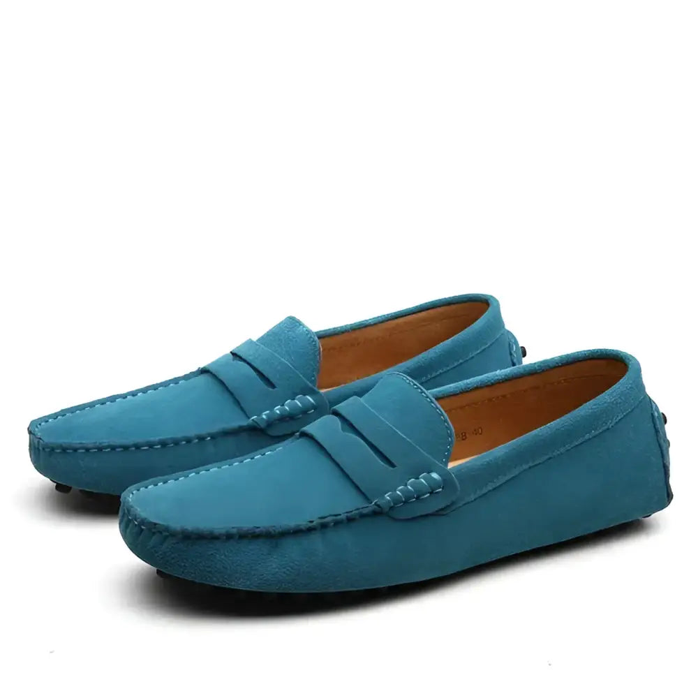 Heritage Suede Loafers - Ocean Blue / EU 38 / UK 5 / US 5.5