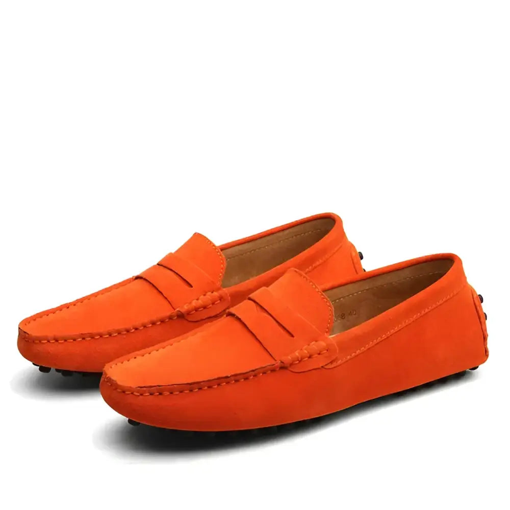 Heritage Suede Loafers - Orange / EU 38 / UK 5 / US 5.5