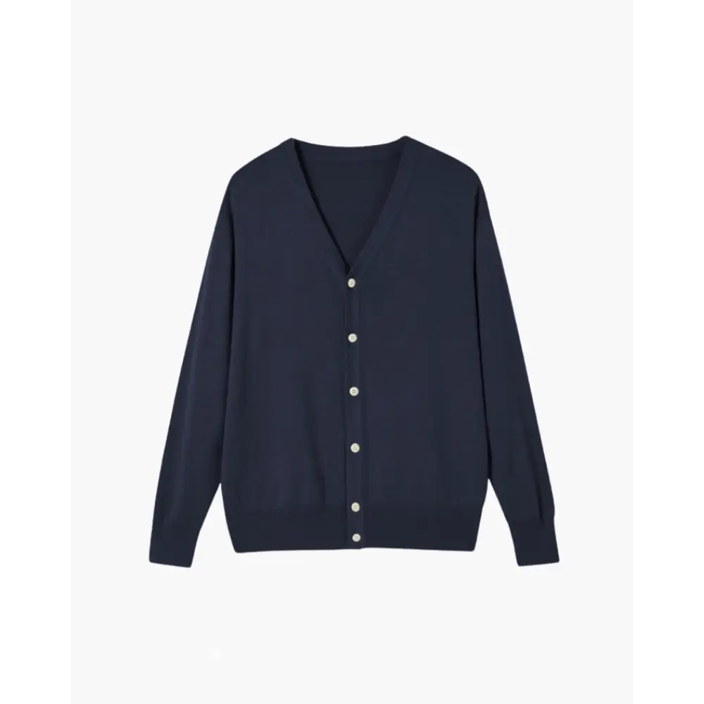 Heritage Wool Cardigan - Navy / XS