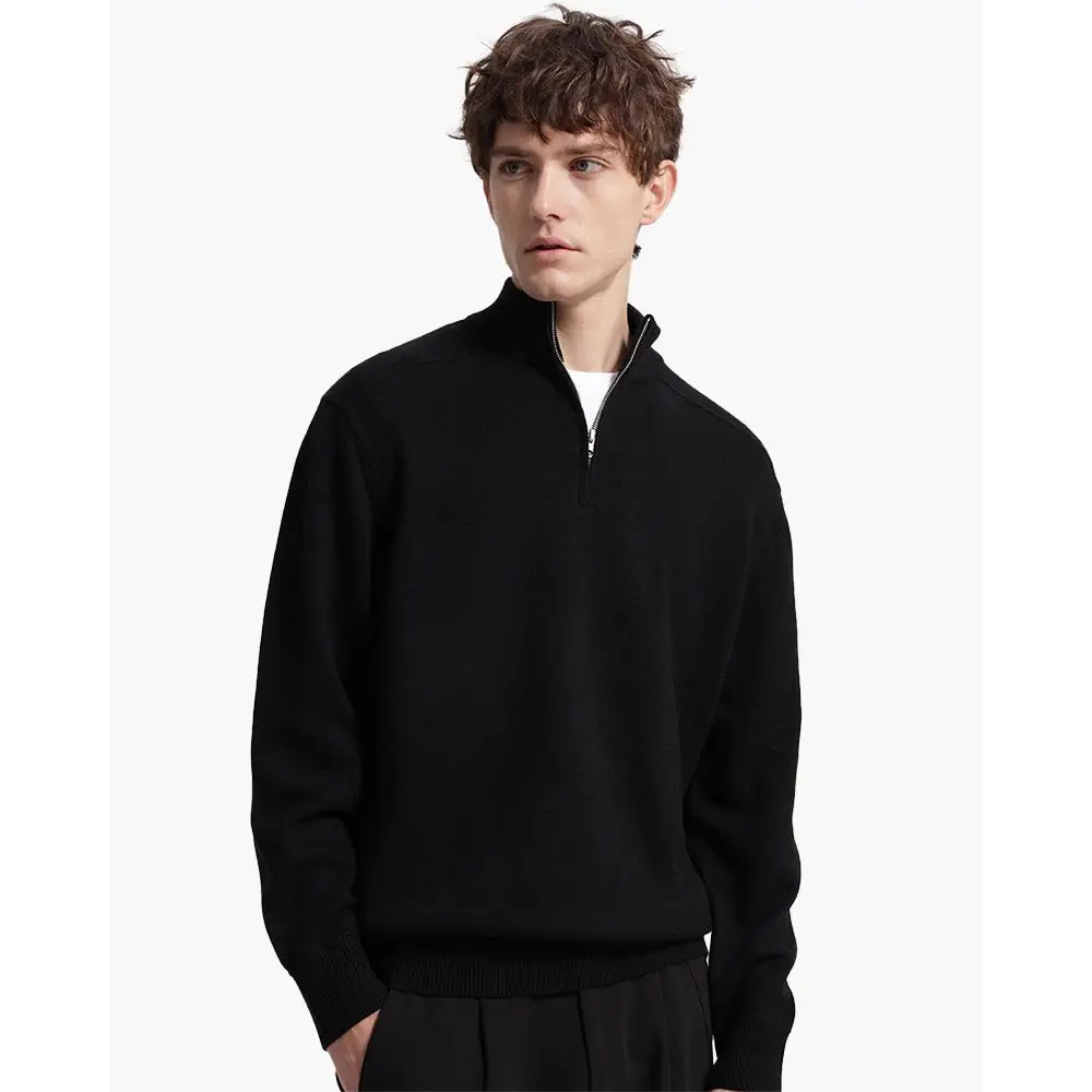 Heritage Wool Half-Zip Sweater