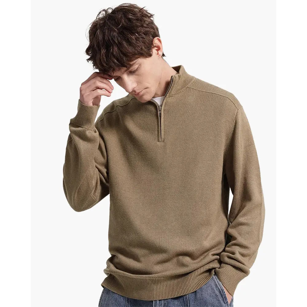 Heritage Wool Half-Zip Sweater