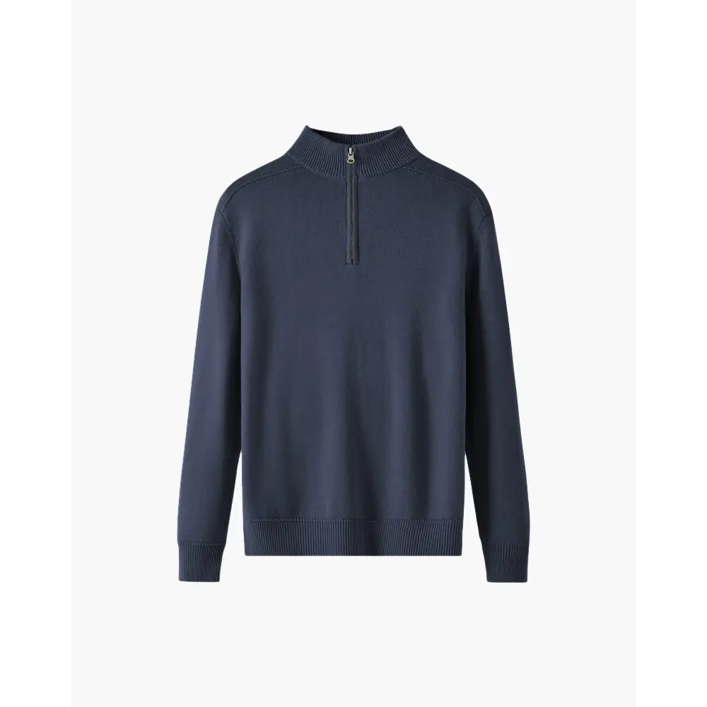 Heritage Wool Half-Zip Sweater - Navy / S