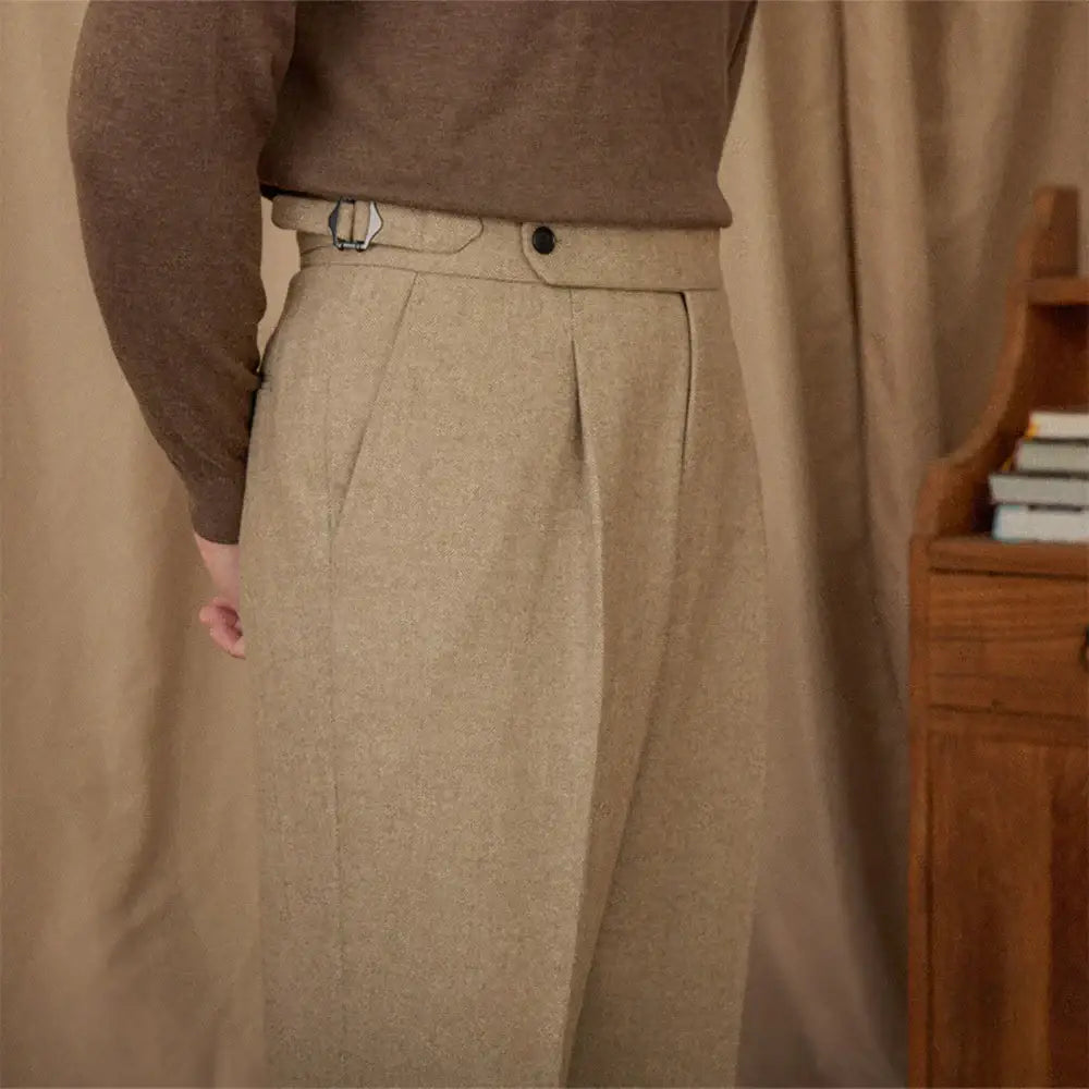 Heritage Wool Trousers - Truffle / 29