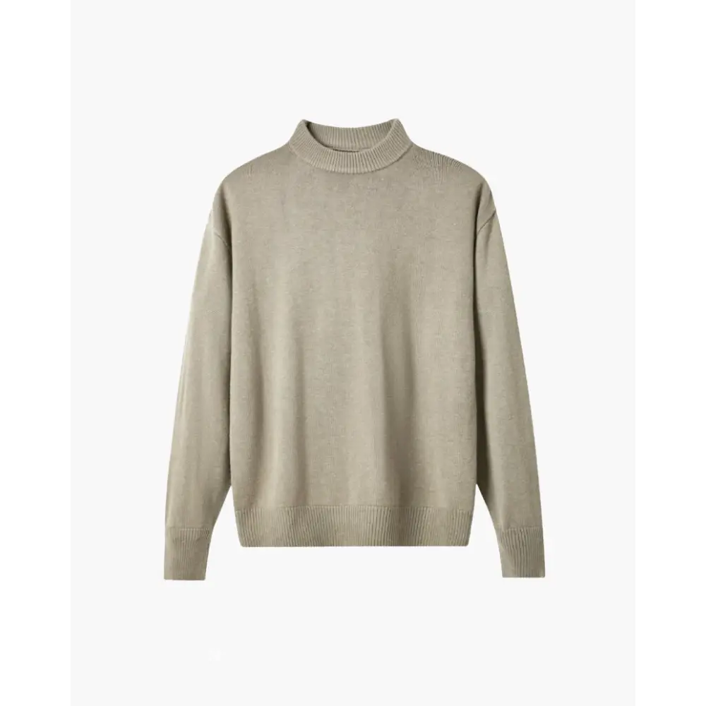 Heritage Wool Turtleneck Sweater - Beige / XS