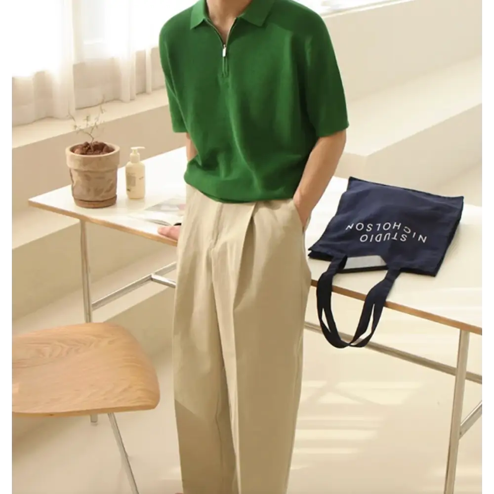Heritage Zip Polo Shirt