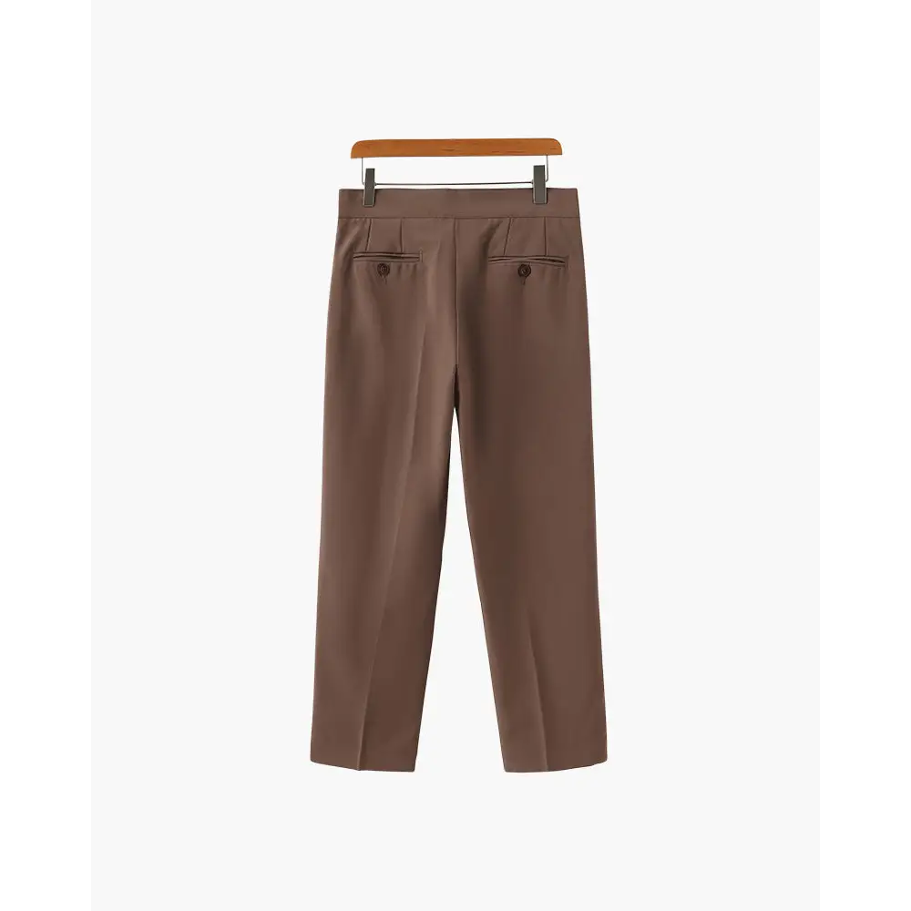 High Waist Tailored Pants