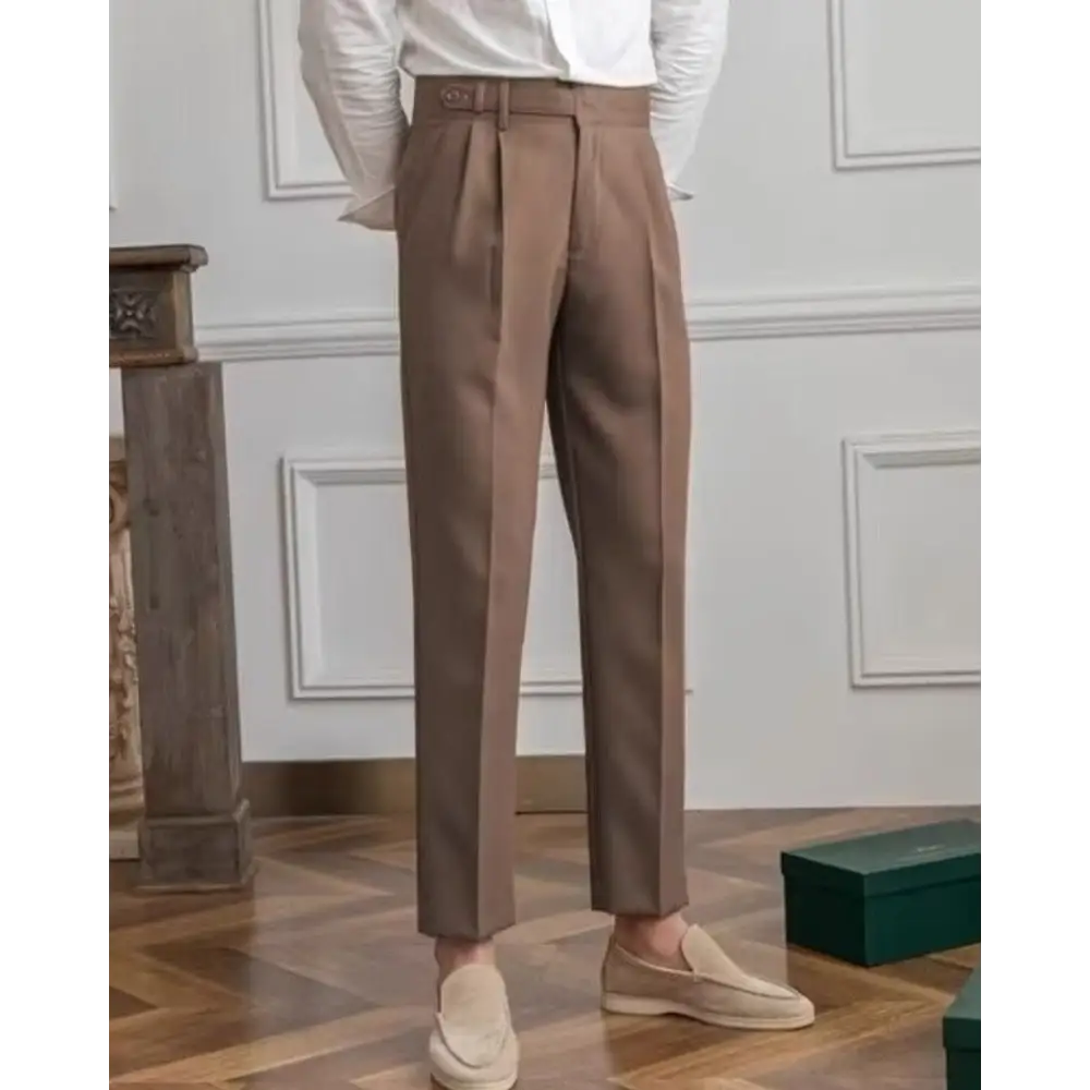 High Waist Tailored Pants