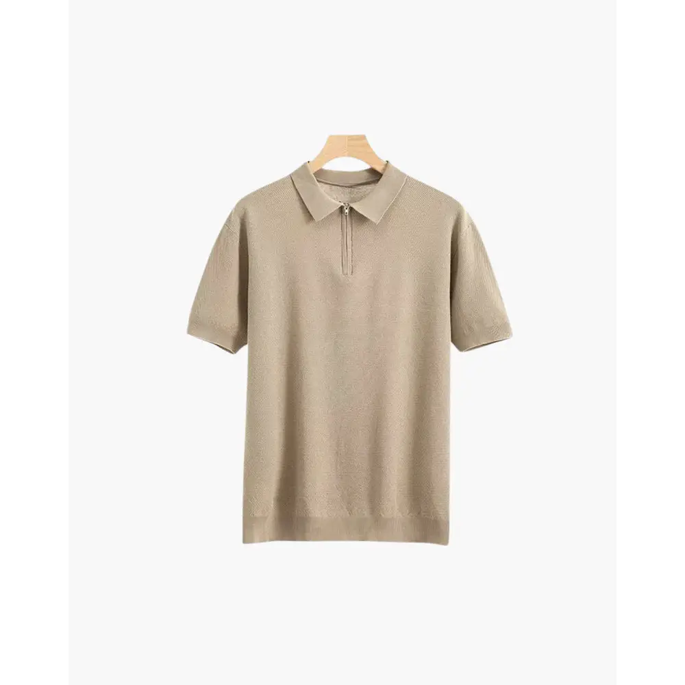 Iconic Knit Polo - Beige / XS