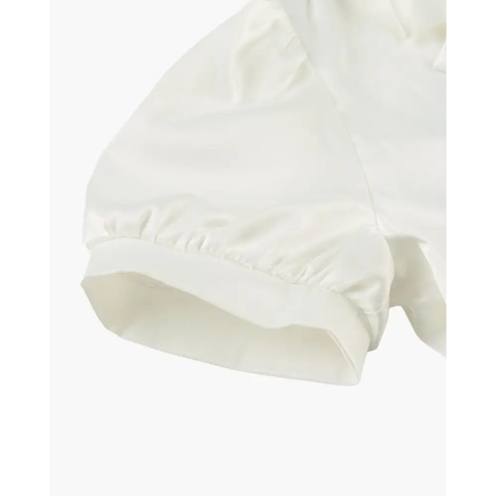 Ivory Satin Co-Ord Set