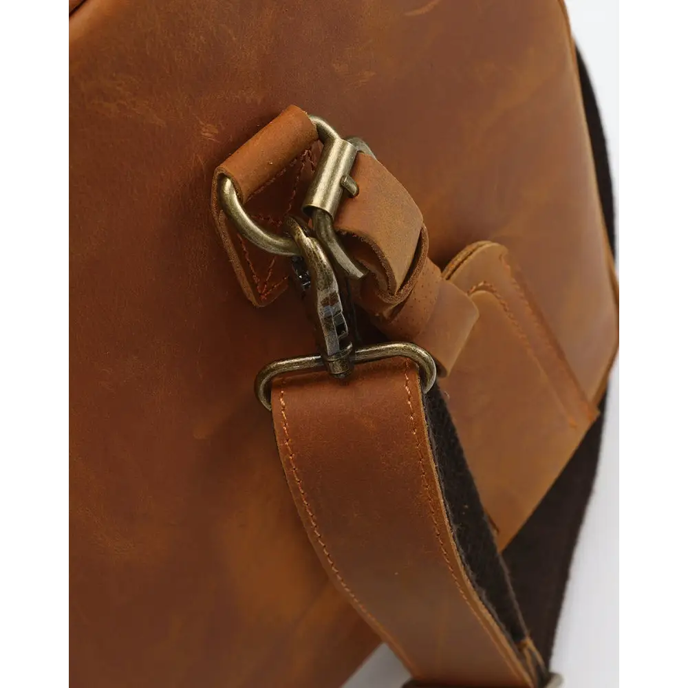 Leather Duffel Bag