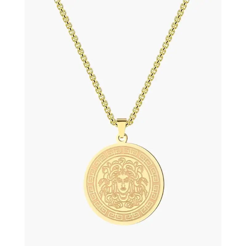 Medusa Chain Necklace - Gold