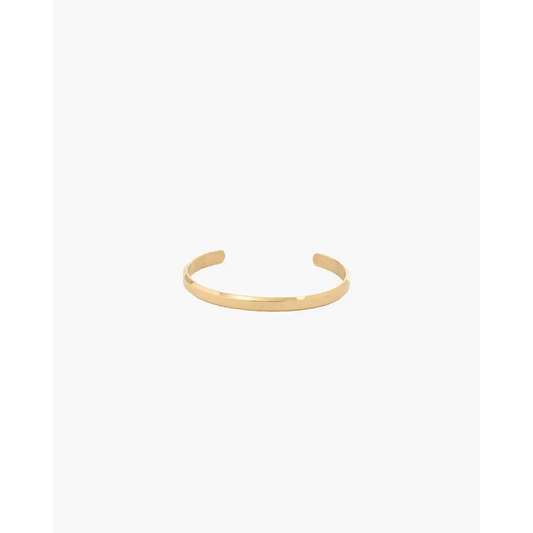 Minimalist Bangle Cuff Bracelet - Gold