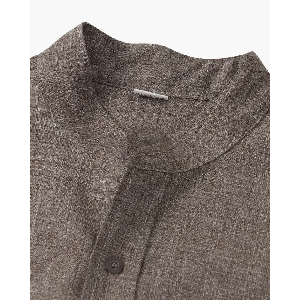 Minimalist Collar Shirt