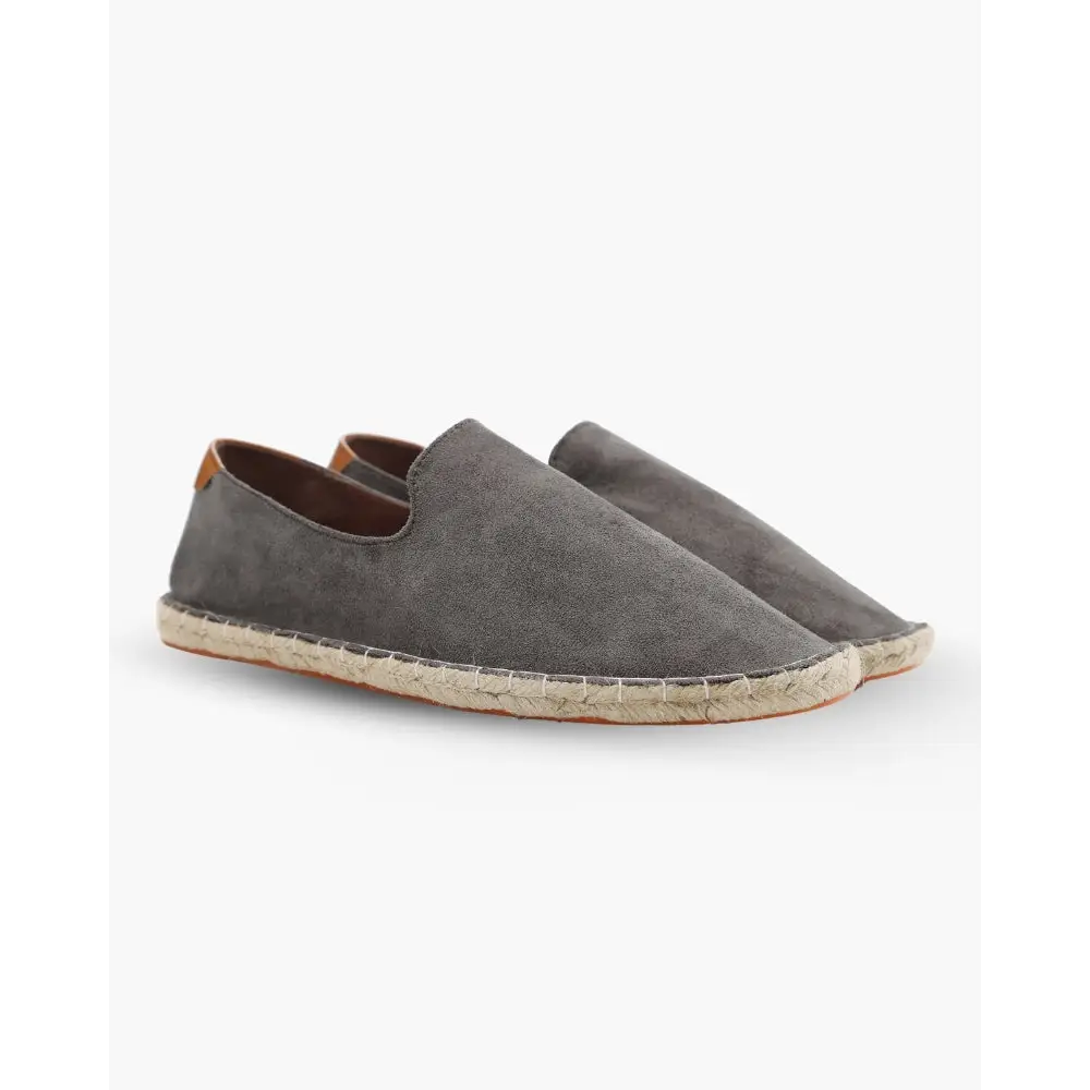 Minimalist Jute Espadrilles - Gray / 38