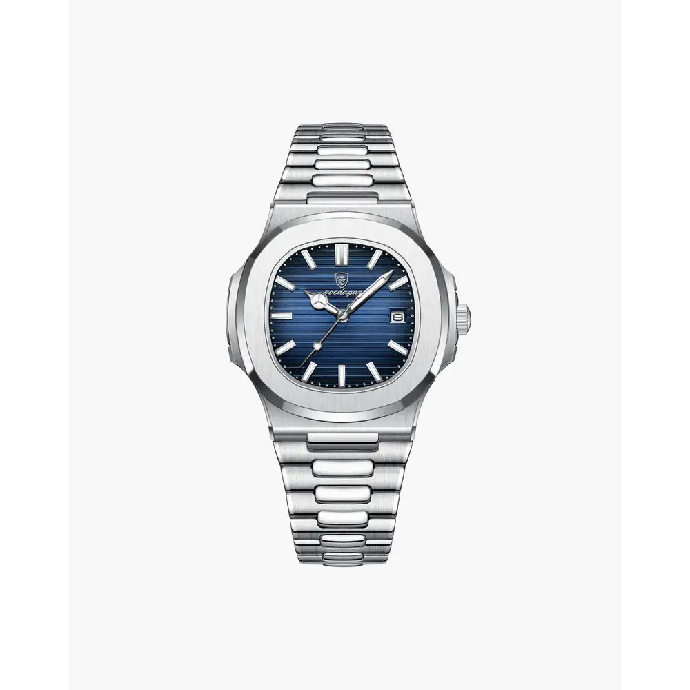 Minimalist Stainless Steel Wristwatch - Blue