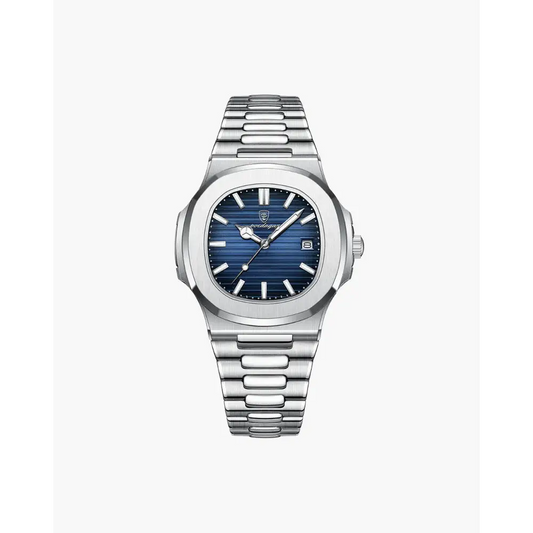 Minimalist Stainless Steel Wristwatch - Blue