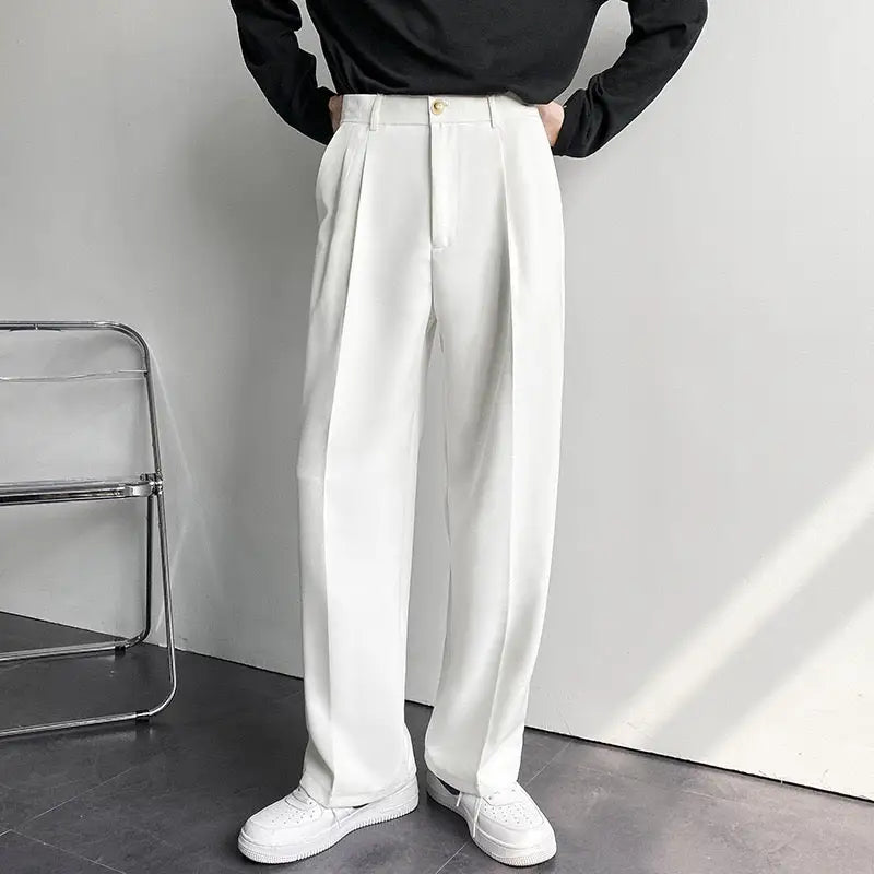 Minimalist Wide-Leg Trousers