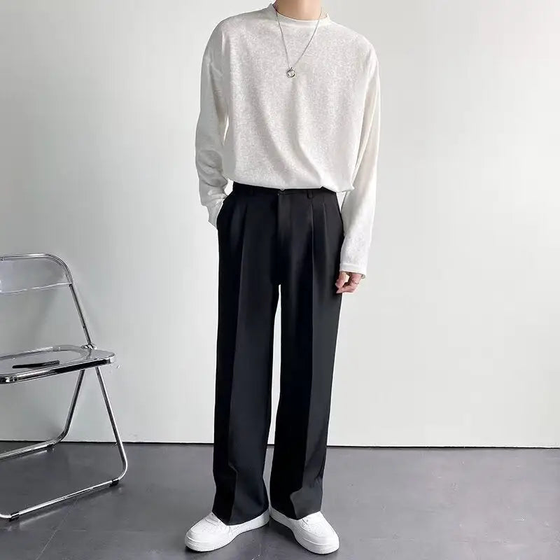 Minimalist Wide-Leg Trousers