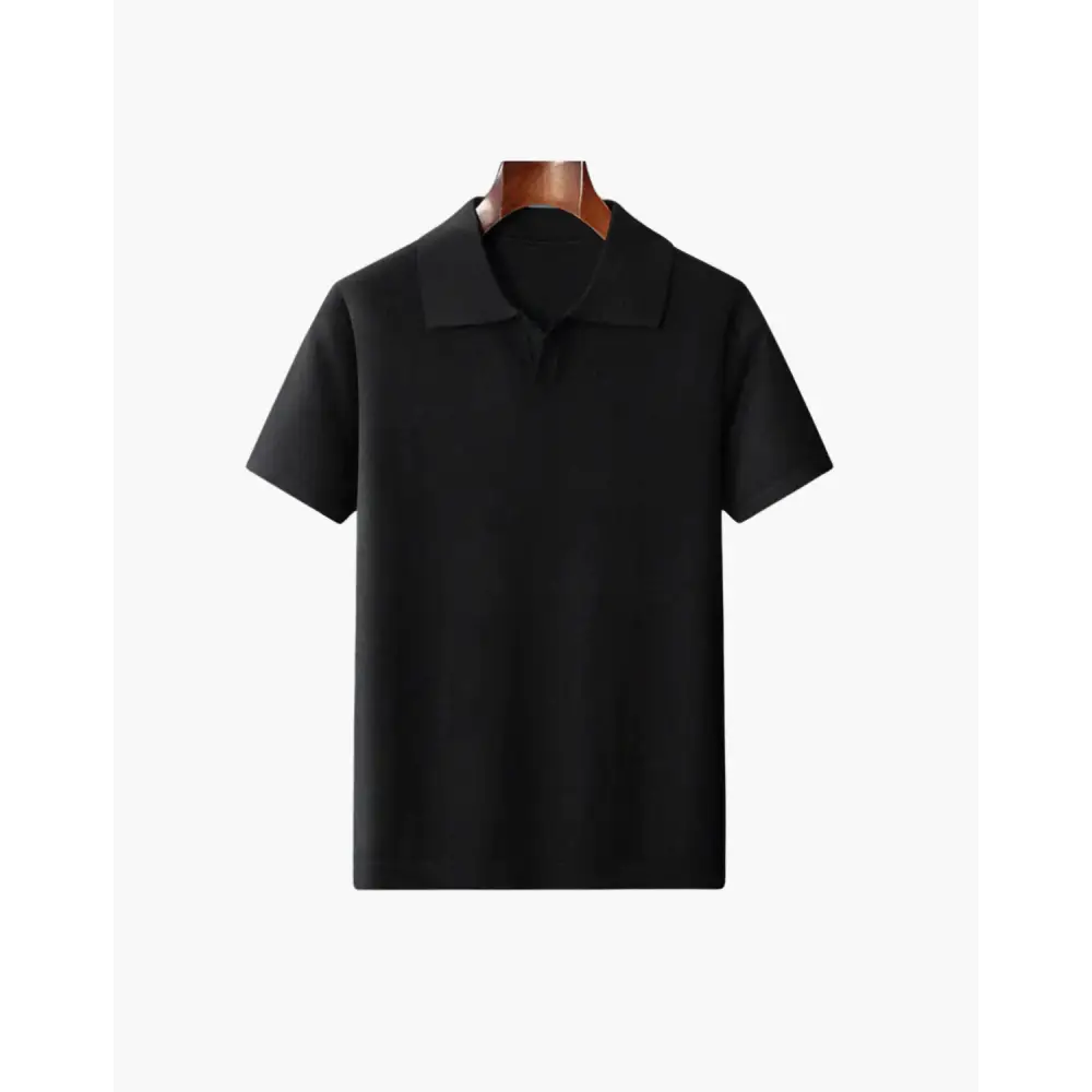 Monaco Knit Polo - Black / M