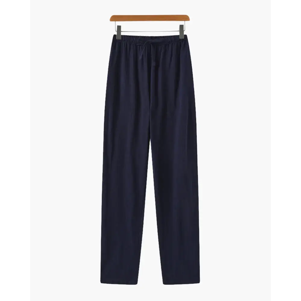 Nomad Slim Linen Pantalon - Blue / S