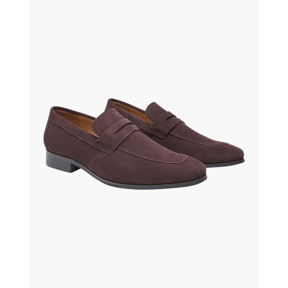 Old Money Calf Suede Loafers - Brown / EU 39 / US 6 / UK 5
