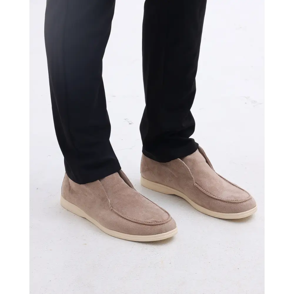 Old Money High Suede Loafers