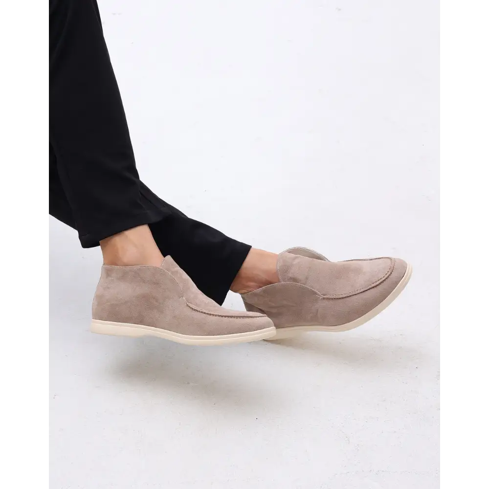 Old Money High Suede Loafers