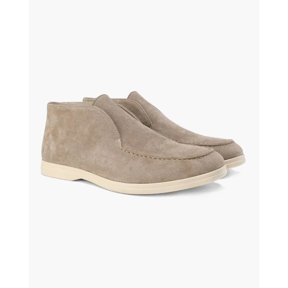 Old Money High Suede Loafers - Mocha / 6