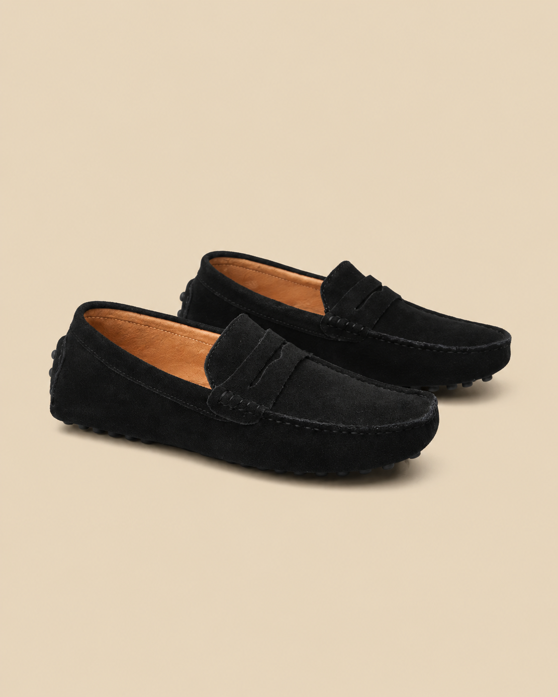 Old Money Suede Driver Loafers - Black EU 38 / UK 5 / US 5.5