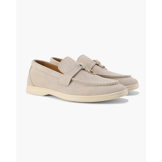 Old Money Suede Loafers for Women - Beige / EU 35 / UK 2 / US 4