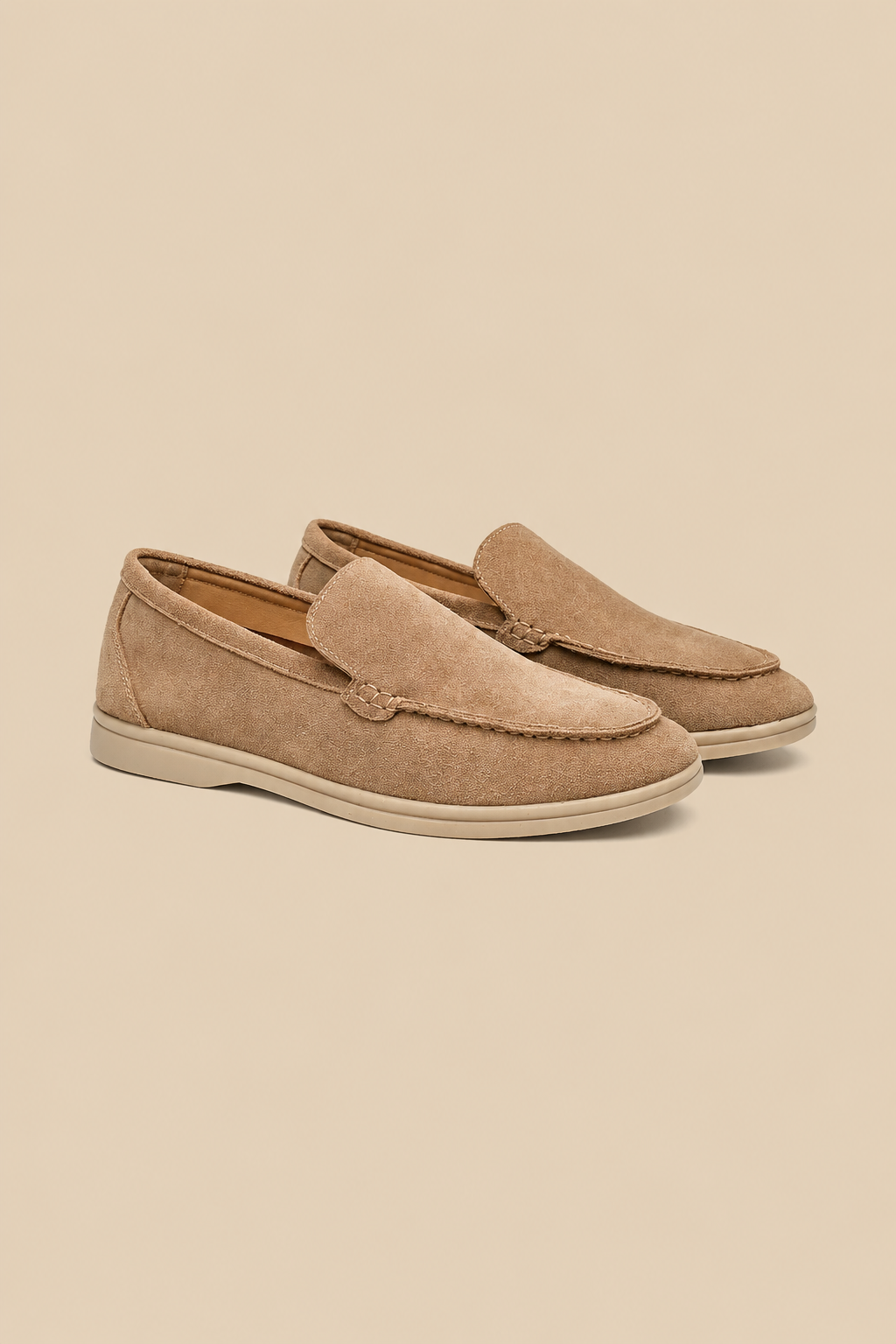 Old Money Suede Loafers - Caramel EU 39 / US 6 / UK 5