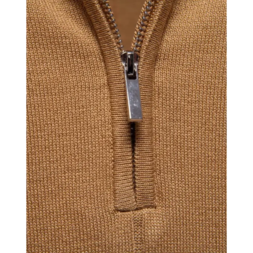 Old Money Zip Polo Shirt