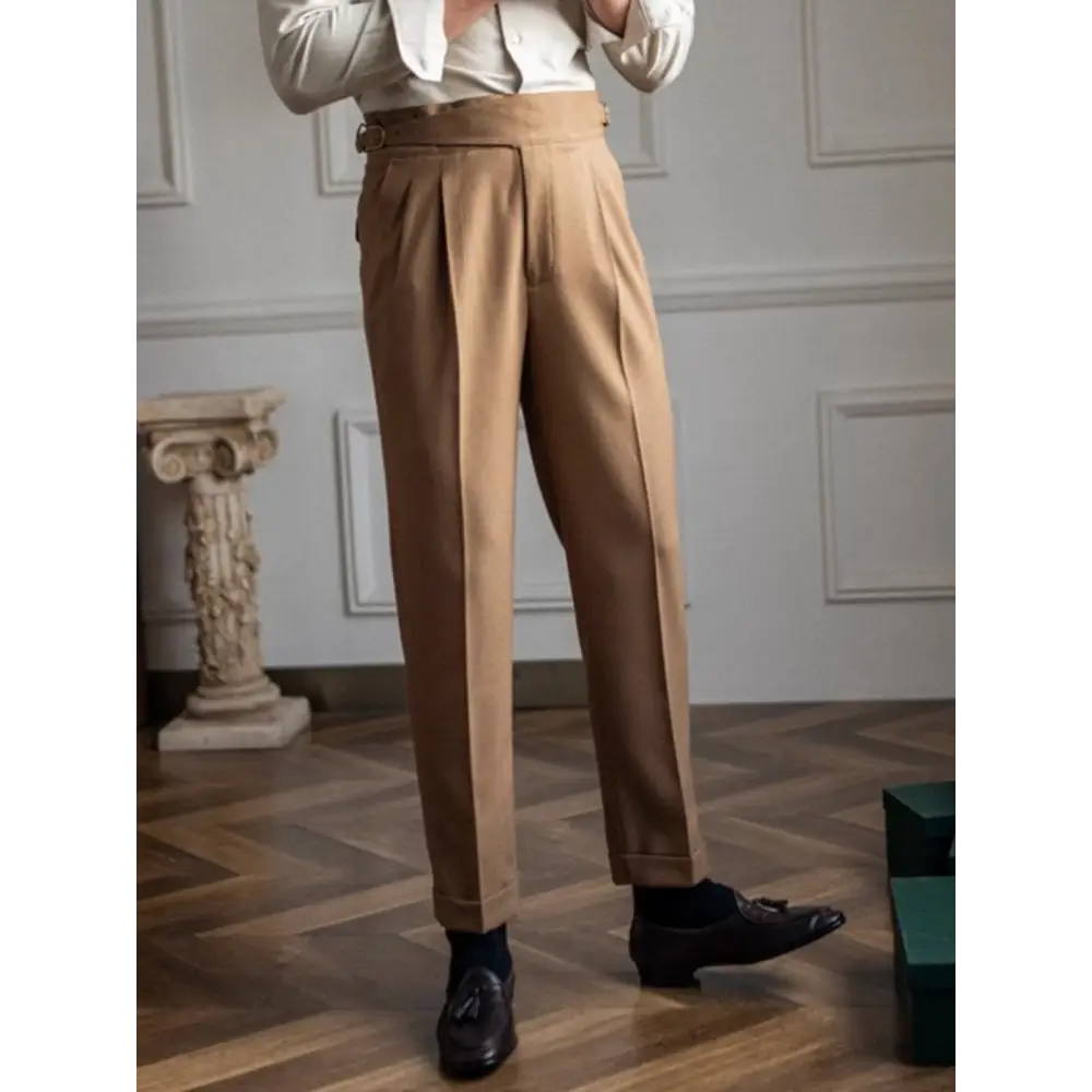 Prestige Pleated Trousers