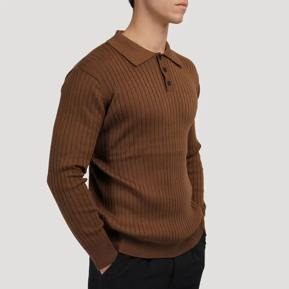 Prestige Ribbed Knit Polo